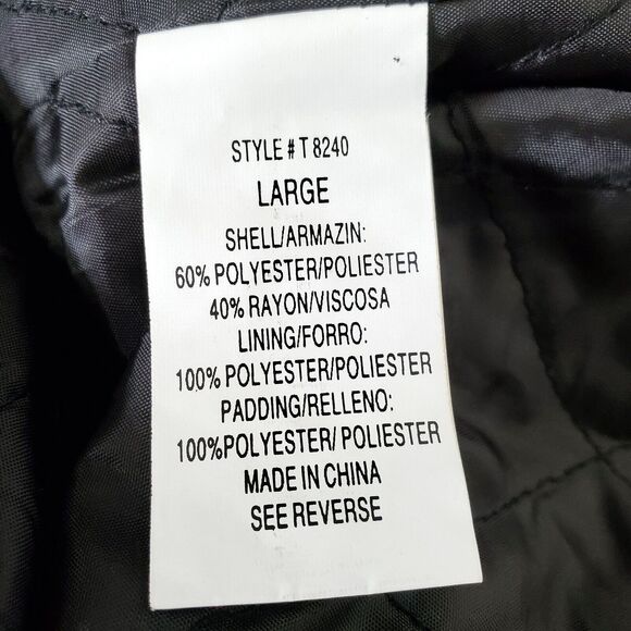 Miss Me Houndstooth Plaid Jacket Womens Size Large Double Breasted Cropped - Picture 9 of 10